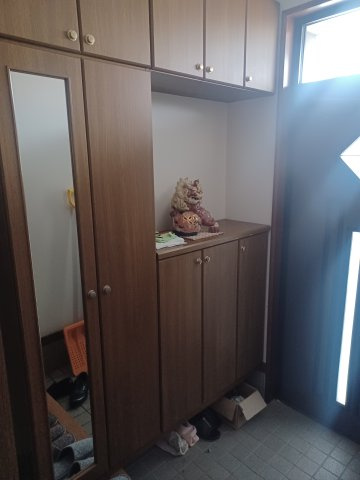 シンプルで使いやすい玄関です