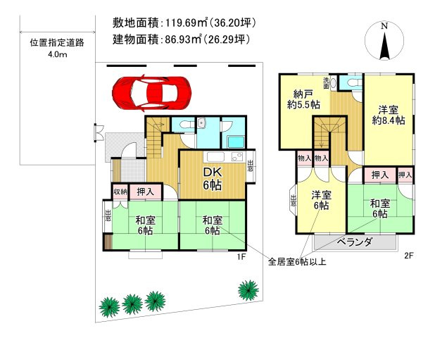 土地図です