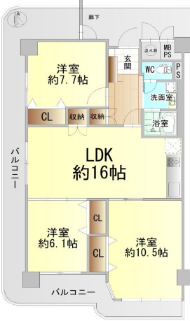 間取り：328000621383