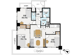 ファミール松戸リバーステージの間取り