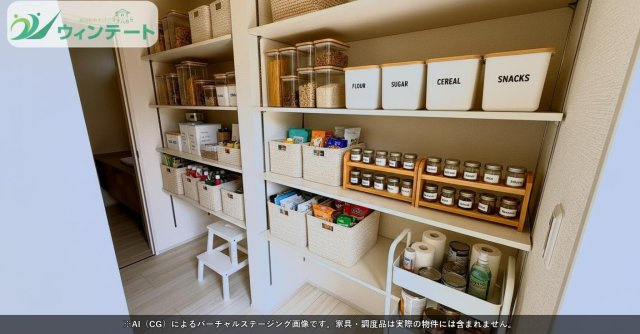 使いやすい位置に収納を配置。普段使いのものもすぐ取り出せて、毎日の暮らしがスムーズです。