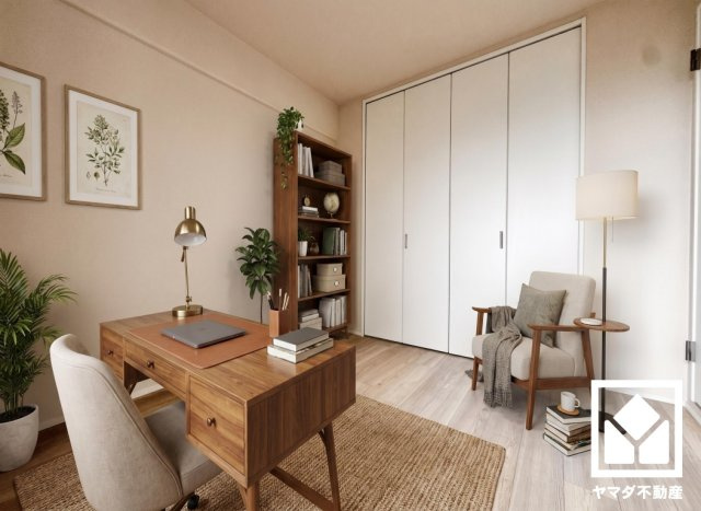 ※本画像は空室時の写真に、家具・小物等をCG合成したイメージです。　実際の仕様とは異なる場合がございます。