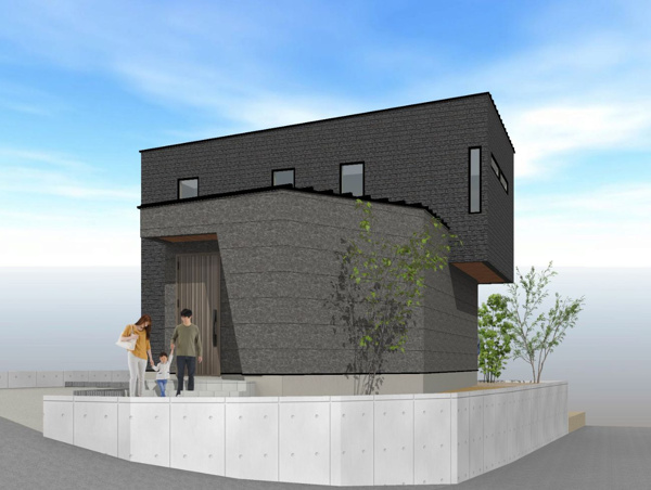 【葉山町二丁目（2期）の完成予想図】