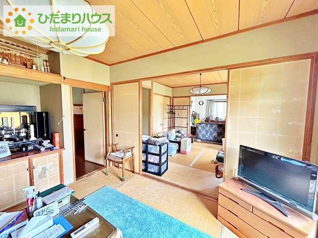 リビングとつながる、フラットな和室でです♪