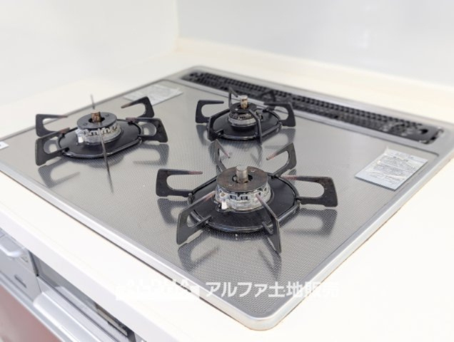 【Glass　top　range】　◆ガラストップレンジ◆お料理のあとはさっと拭くだけで綺麗になる。お手入れも簡単に、見た目も綺麗に。奥様の負担を軽減します。