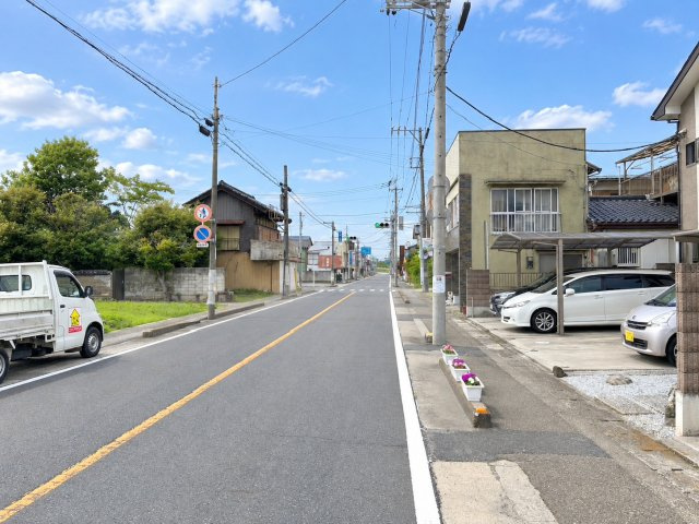 久喜市栗橋中央2丁目全1区画　前面道路
