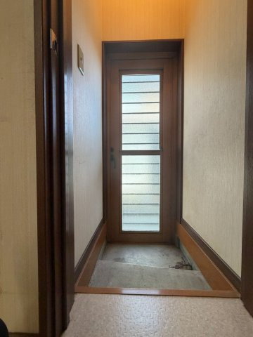 勝手口です。