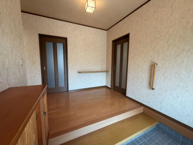 段差が少ない玄関です