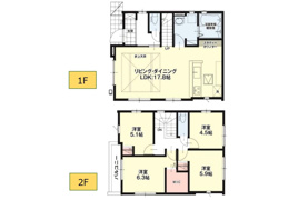 リガーレ名古屋市天白区一本松1期　全5棟　新築戸建の間取り