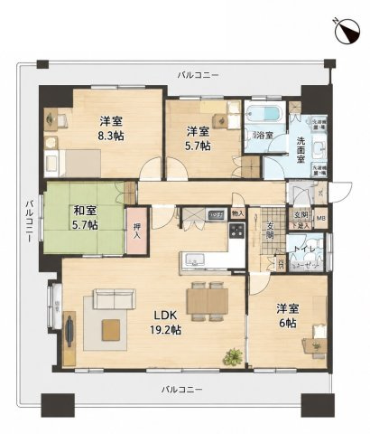 間取り：328000667756