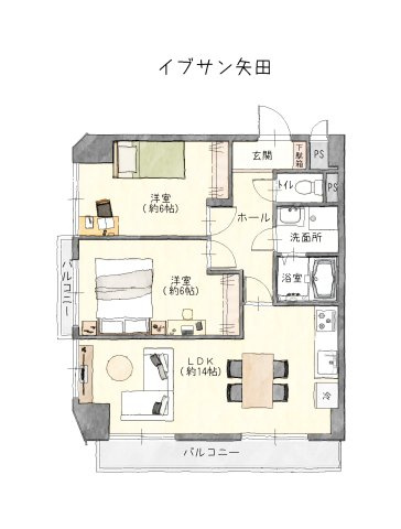 間取り：323000496406