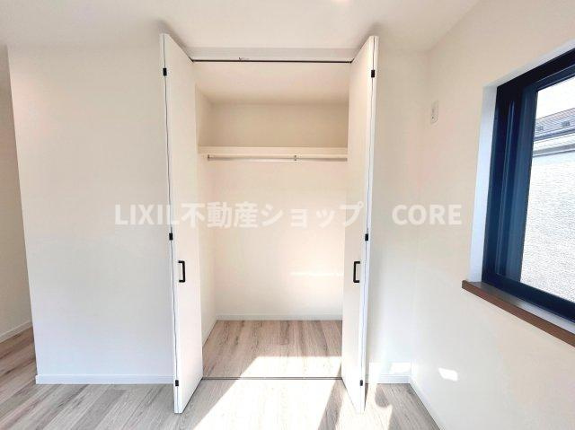 全居室にクローゼットを完備！居室空間をより広く隅々までお使いいただけますね。
