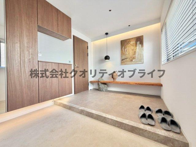 十分な広さのとられた玄関