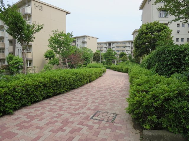 敷地内は遊歩道が網羅しています