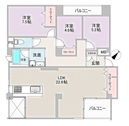 間取り：323000524394