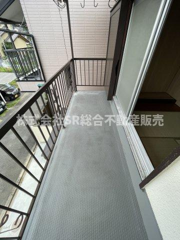 2Fバルコニーは陽当たり良好で洗濯物が乾きやすいです！