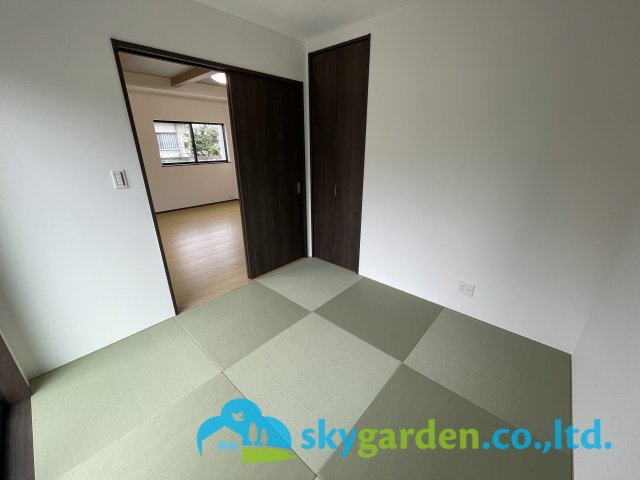 リビングそでの和室です