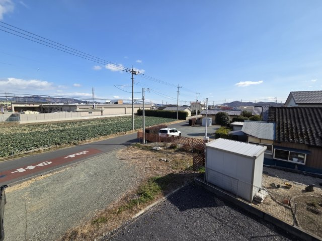 バルコニーからの展望です。