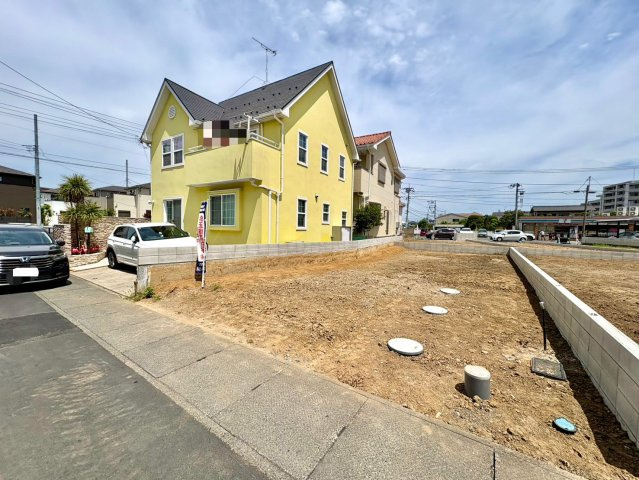 1号地　南西道路に面し陽当り良好！敷地約38坪・自由設計で夢のマイホームはいかがでしょうか！建築条件なし・お好きなハウスメーカーで建築可能です！
