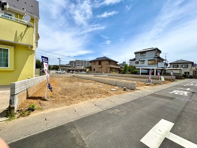 1号地　南西道路に面し陽当り良好！敷地約38坪・自由設計で夢のマイホームはいかがでしょうか！建築条件なし・お好きなハウスメーカーで建築可能です！
