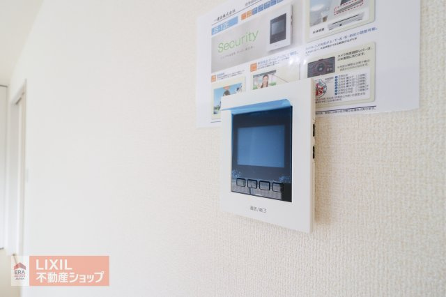 【TVインターホン】現地完成写真。カラーTVインターホン。