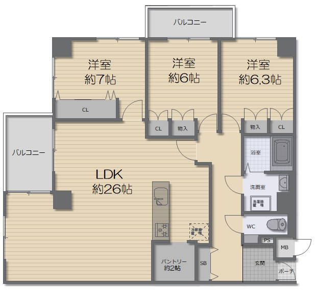 間取り：328000633713