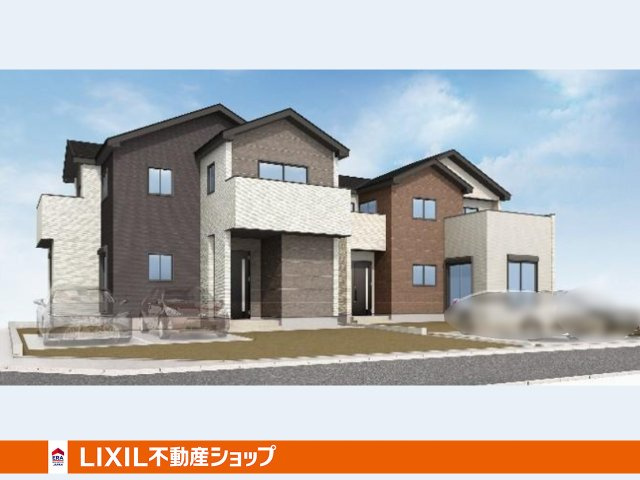【完成予想図】2025年11月完成しました。内覧予約受付中。向かって左側が3号棟（完成写真準備中）
