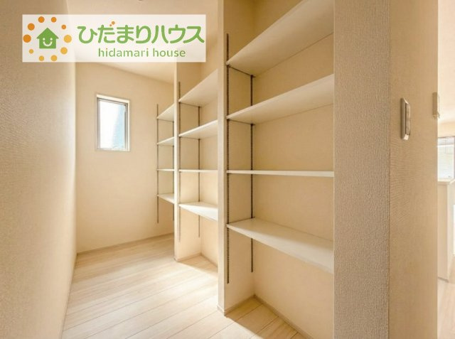 備え付け収納で、スッキリお片付け！