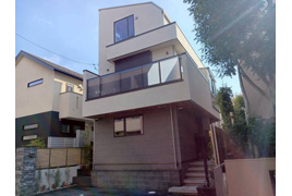 世田谷区玉川　完成デザイナーズ住宅の外観