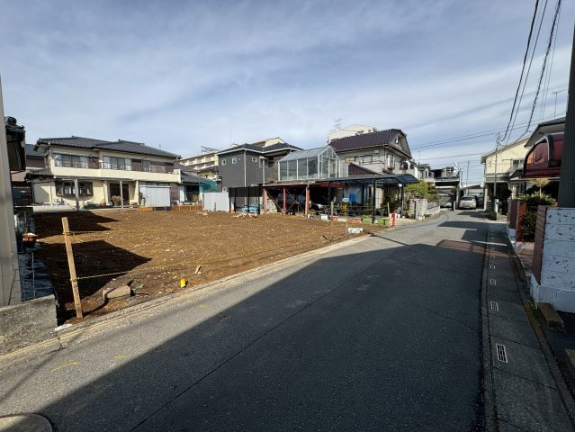 北本市本宿5丁目　2区画　2号地　前面道路写真