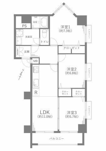 間取り：323000480993