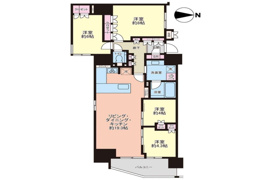 リバーガーデン四天王寺の間取り