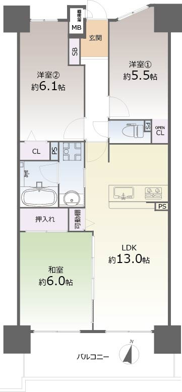 間取り：326000273108