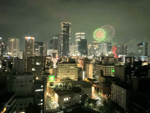 【物件からの眺望】お部屋からの花火見物は、まさに特等席！