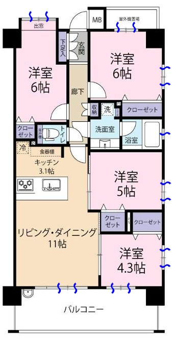 間取り：313004684772