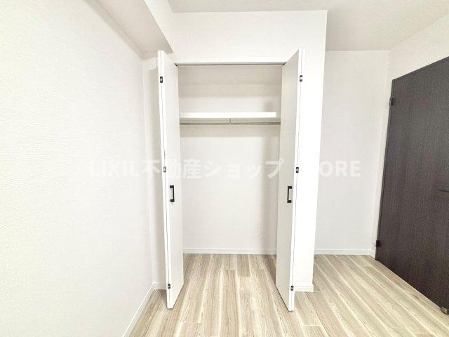 全居室にクローゼットを完備！居室空間をより広く隅々までお使いいただけますね。