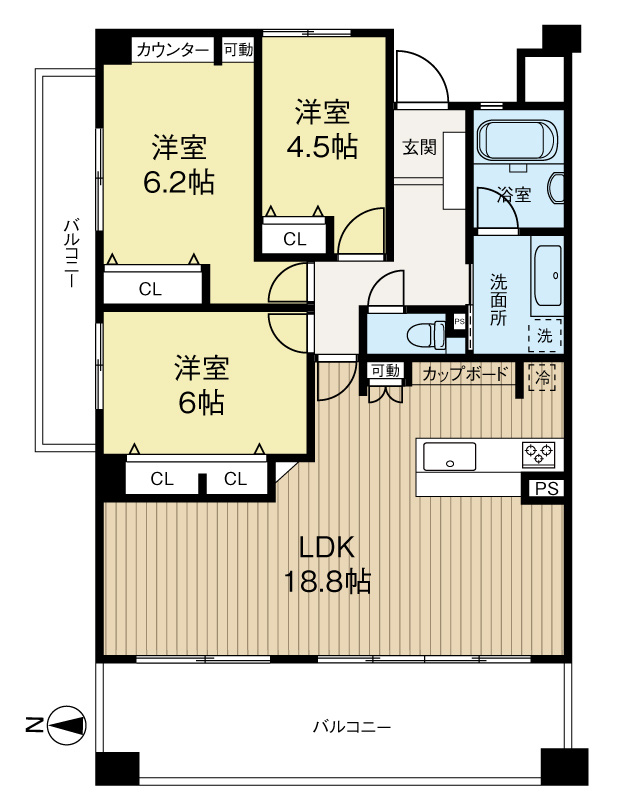 間取り：328000623164