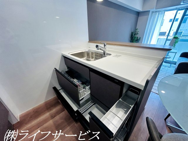キッチンスライド式収納