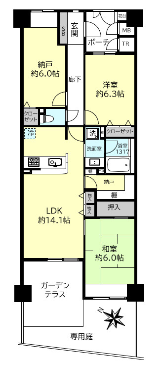 間取り：328000554054
