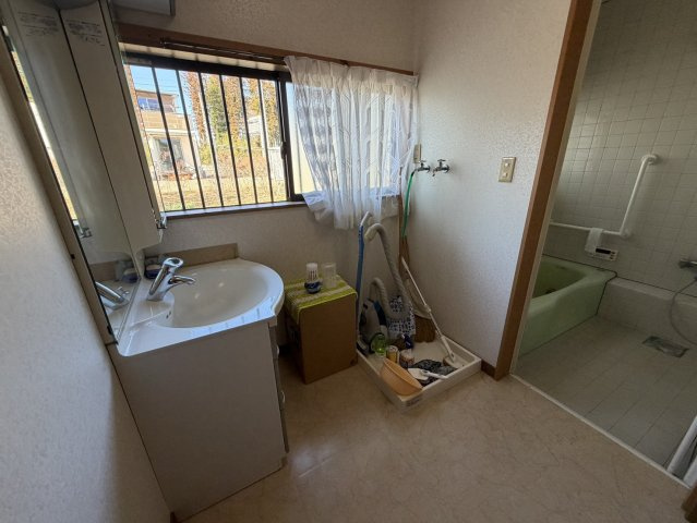 広い洗面スペース