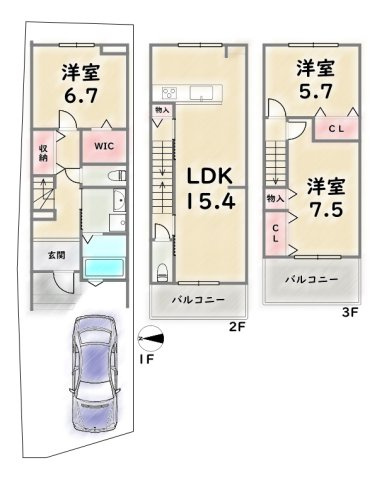 間取り：326000223225