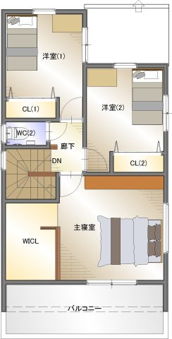 2階平面図
