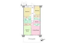 ダイアパレス横須賀衣笠の間取り