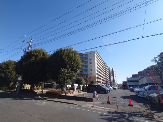 駐車場側からの外観