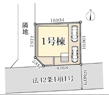 開放感あふれる南西角地に立地！駐車スペース2台可(車種による)！教育・商業施設が整った閑静な住宅街！