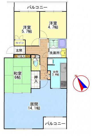 間取り：312001237521