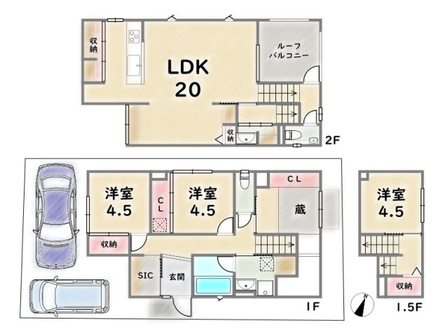 間取り：326000230264