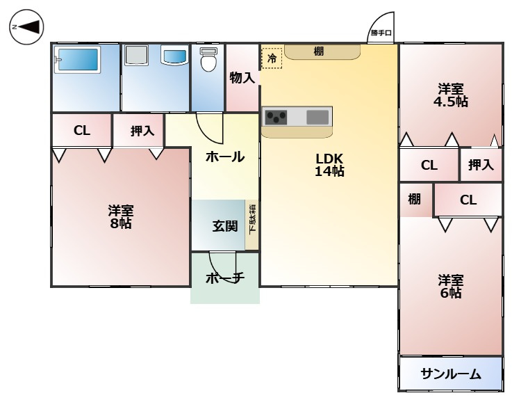 間取り：346000032558