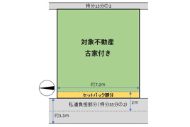  新町　売り土地（古家付き 建築条件なし お好きなハウスメーカーでOK の間取り