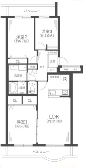間取り：328000678410